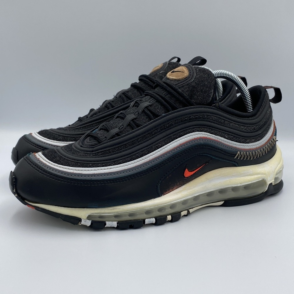 Nike Air Max 97 SE Alter and Reveal Men's 9.5 Black Bright Crimson DQ6109-001
